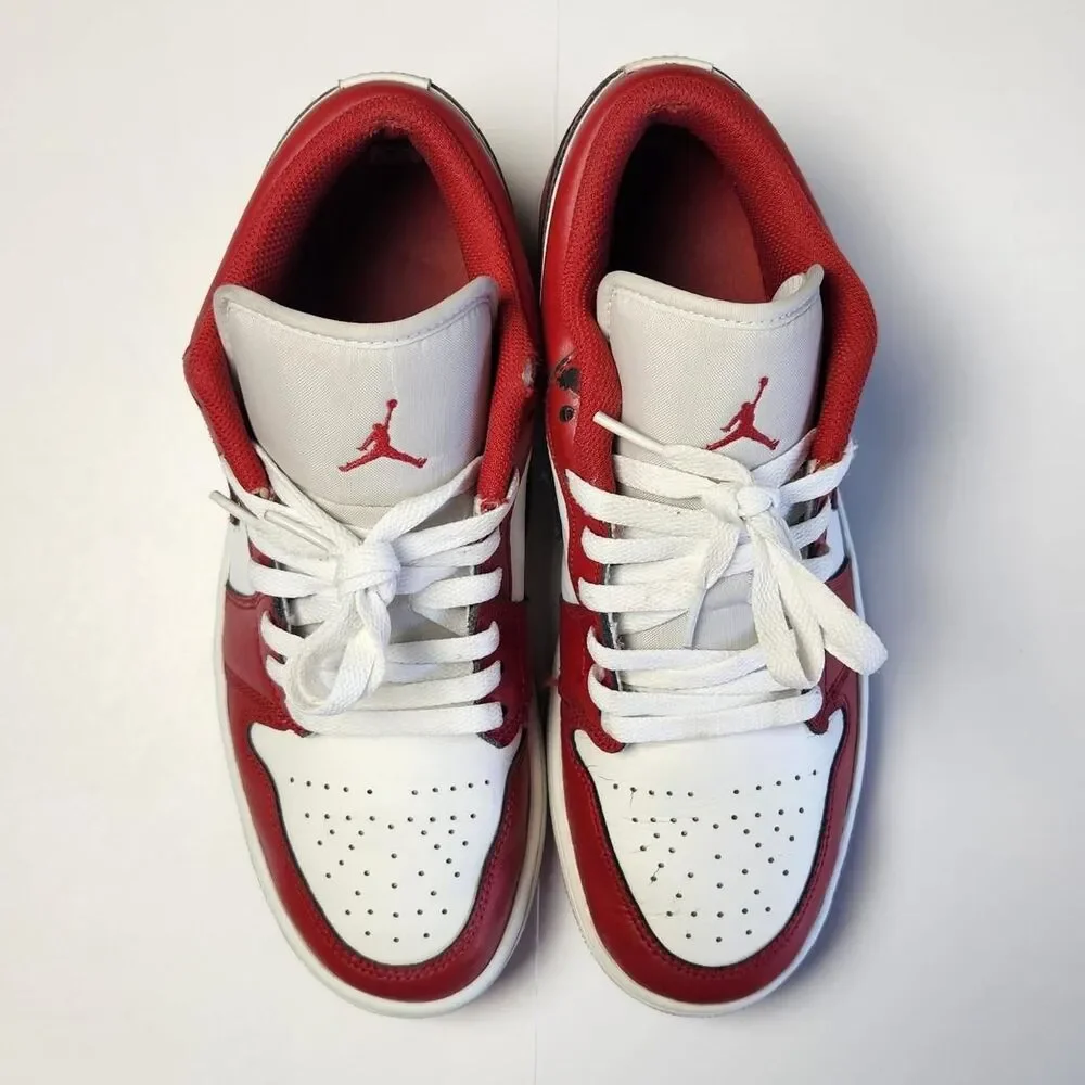 Jordan Men's Red and White Trainers